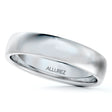 Dome Comfort Fit Wedding Ring Band Palladium (4mm)
