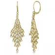 Bezel-Set Dangling Chandelier Diamond Earrings 14K Yellow Gold (2.27ct)