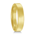 Dome Comfort Fit Wedding Ring Men's European Band 14k Yellow Gold (4mm)