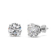 0.25ct. 3-Prong Martini Diamond Stud Earrings 14kt White Gold (H-I, SI2-SI3)
