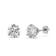 1.00ct. 3-Prong Martini Diamond Stud Earrings 18kt White Gold (G-H, VS2-SI1)