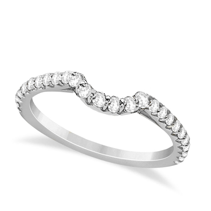 Halo Diamond Bridal Set w/ Side Stones 14K White Gold (1.83ct)