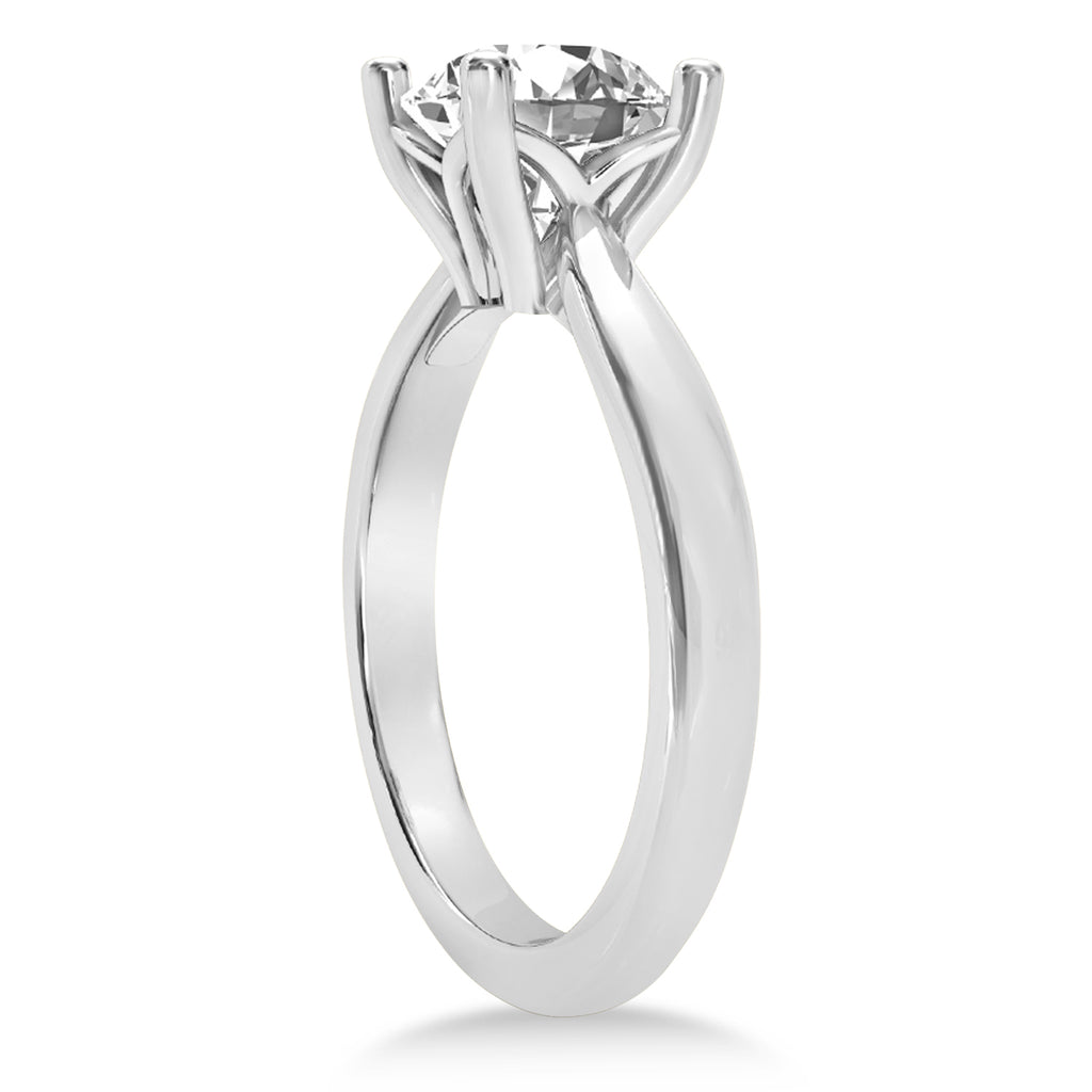 Diamond Fancy Engagement Ring 18k White Gold