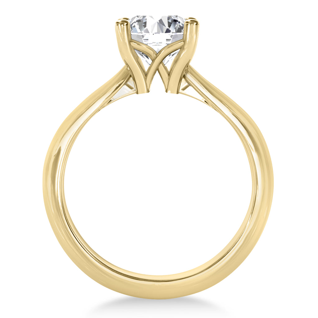Diamond Fancy Engagement Ring 18k Yellow Gold