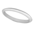 Women's Knife Edge Wedding Band in 14k White Gold (2.7 mm)
