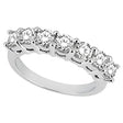 Semi-Eternity Diamond Wedding Band in 14k White Gold (0.35 ctw)
