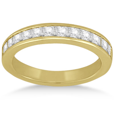 Princess Diamond Engagement Ring & Bridal Set 14k Yellow Gold (1.10ct)