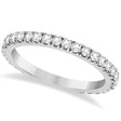 Round Diamond Eternity Wedding Ring platinum Diamond Band (0.58ct)