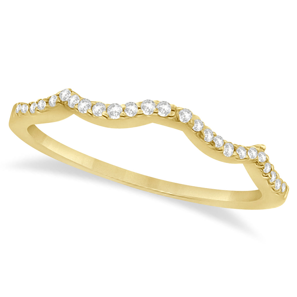Infinity Pear-Cut Diamond Bridal Ring Set 18k Yellow Gold (1.13ct)