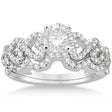 Heart Shape Diamond Engagement & Wedding Ring 18k White Gold (0.50ct)
