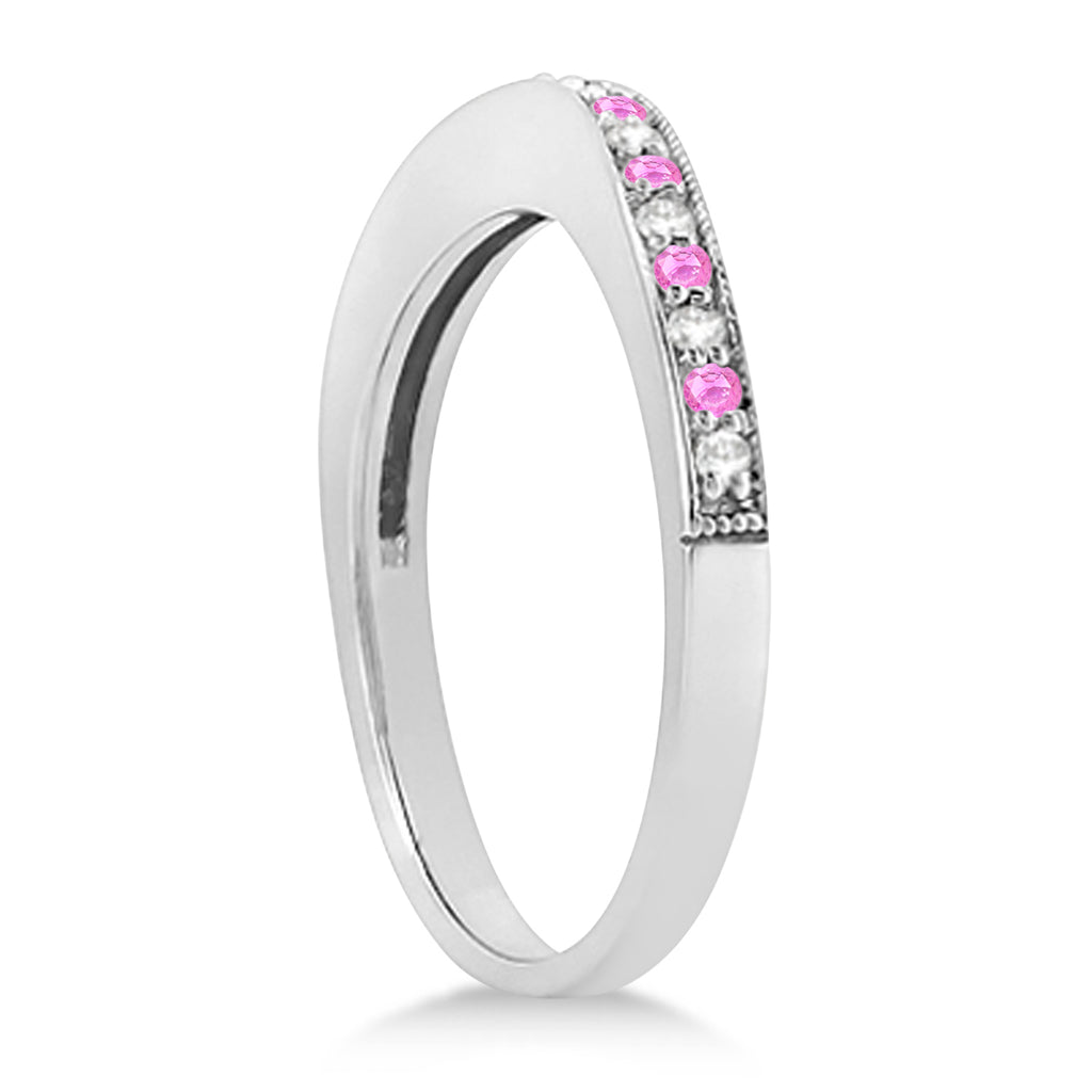 Preset Butterfly Aquamarine & Diamond Bridal Set 14k White Gold 0.95ct