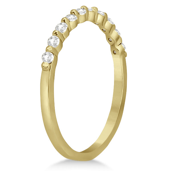 Floral Diamond Halo Engagement Bridal Set 14k Yellow Gold (0.40ct)