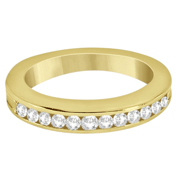 Classic Channel Set Diamond Wedding Band 14K Yellow Gold (0.42ct)
