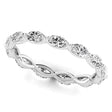 Marquise Cut Diamonds Eternity Ring Wedding Band 18K White Gold (1.17ct)