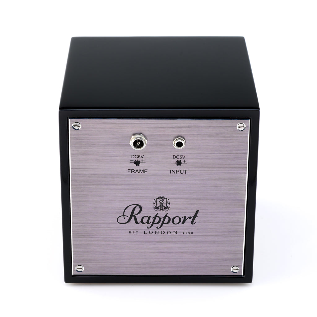Rapport London Evocube Electric Single Watch Winder Midnight Black