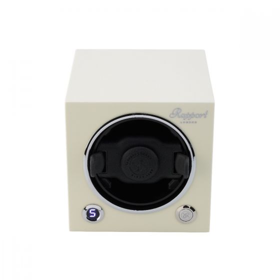 Rapport London Evocube Electric Single Watch Winder Polar White