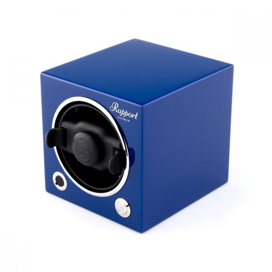 Rapport London Evocube Electric Single Watch Winder Admiral Blue