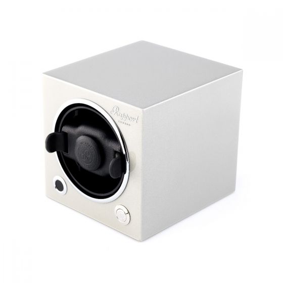 Rapport London Evocube Electric Single Watch Winder Platinum Silver