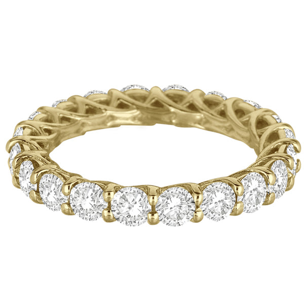 Luxury Diamond Eternity Band Anniversary Ring 14k Yellow Gold (3.00ct)