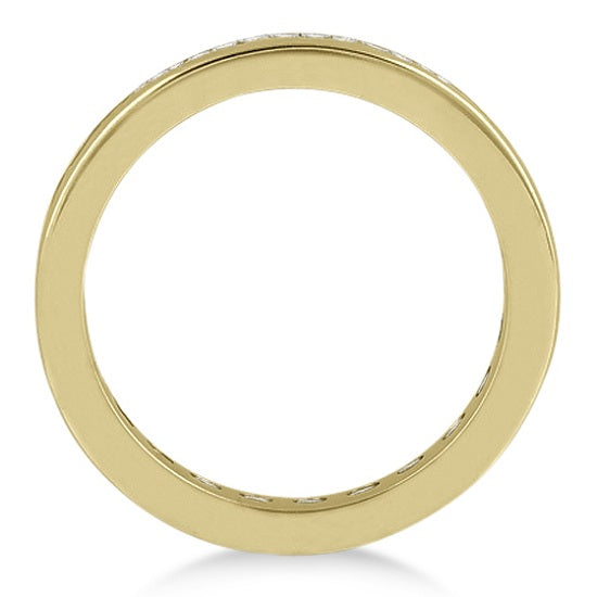 Channel-Set Diamond Eternity Ring Band 14k Yellow Gold (1.50 ct)
