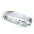 18k White Gold Wedding Band Flat Comfort Fit (3mm)