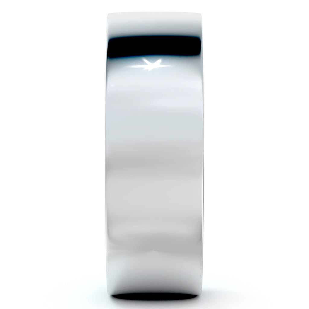 950 Platinum Plain Wedding Band Flat Comfort-Fit Ring (6 mm)
