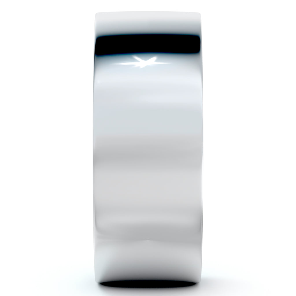 950 Platinum Plain Wedding Band Flat Comfort-Fit Ring (7 mm)