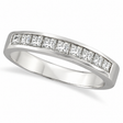 Princess-Cut Channel-Set Lab Diamond Ring in 14k White Gold (1/2 ct)