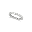 Lab Diamond Eternity Ring Wedding Band 14k White Gold (2.50ct)
