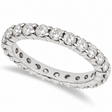Diamond Eternity Ring Wedding Band in 14k White Gold (2.00ct)