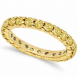Fancy Yellow Canary Diamond Eternity Band 14k Yellow Gold (2.00ct)