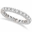 Diamond Eternity Ring Wedding Band 18k White Gold (2.50ct)