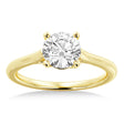 Trellis Solitaire Engagement Ring 14k Yellow Gold