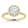Diamond  Halo Engagement Ring 14k Yellow Gold (0.28ct)