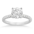 Lab Diamond Hidden Halo Engagement Ring Platinum (0.40ct)