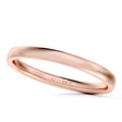 Low Dome Comfort Fit Wedding Ring 14k Rose Gold (2mm)