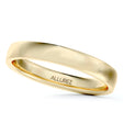 14k Yellow Gold Wedding Ring Low Dome Comfort Fit (3mm)