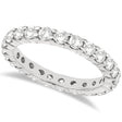 Lab Diamond Eternity Ring Wedding Band in 14k White Gold (2.00ct)