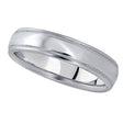 Men's Carved Platinum Wedding Band (5mm)