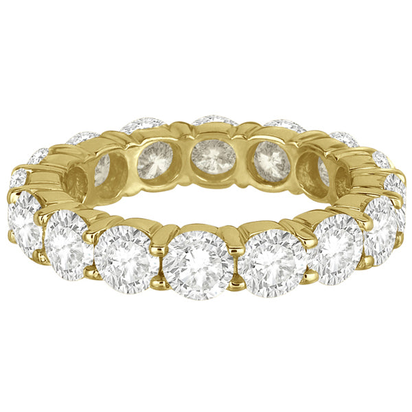 Diamond Eternity Ring Wedding Band 18k Yellow Gold (5.00ct)
