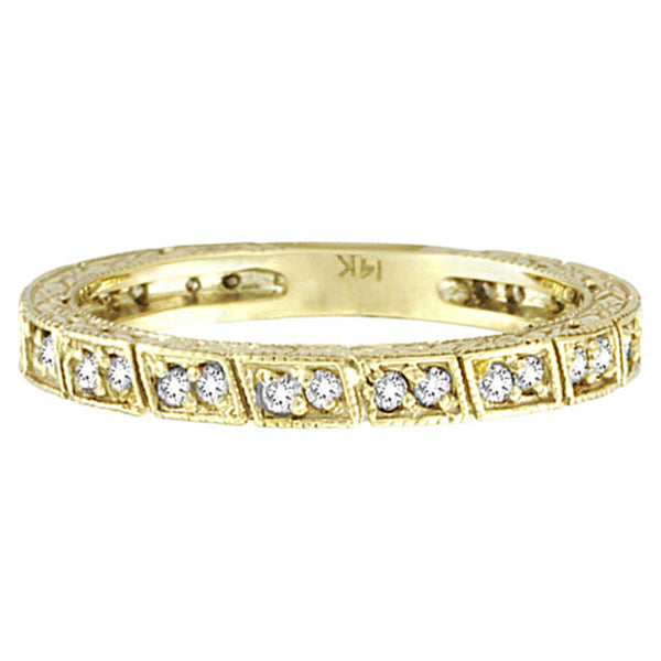 Diamond Stackable Anniversary Band in 14k Yellow Gold (0.33 ctw)