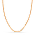 Mariner Chain Necklace With Lobster Lock 14k Rose Gold