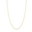 Box Chain Necklace With Lobster Lock 14k Yellow Gold