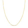 Round Box Chain Necklace 14k Yellow Gold