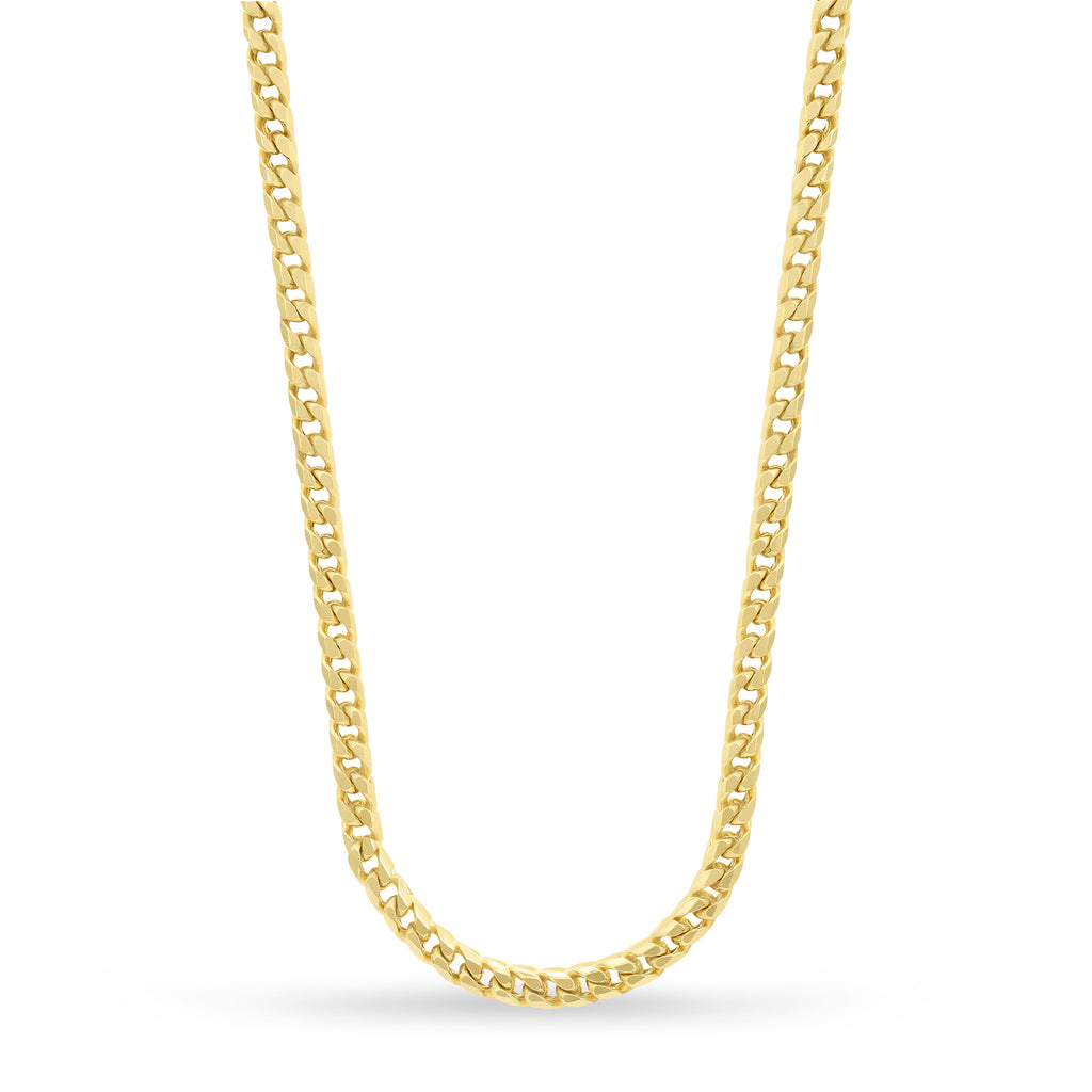 Franco Chain Necklace 14k Yellow Gold