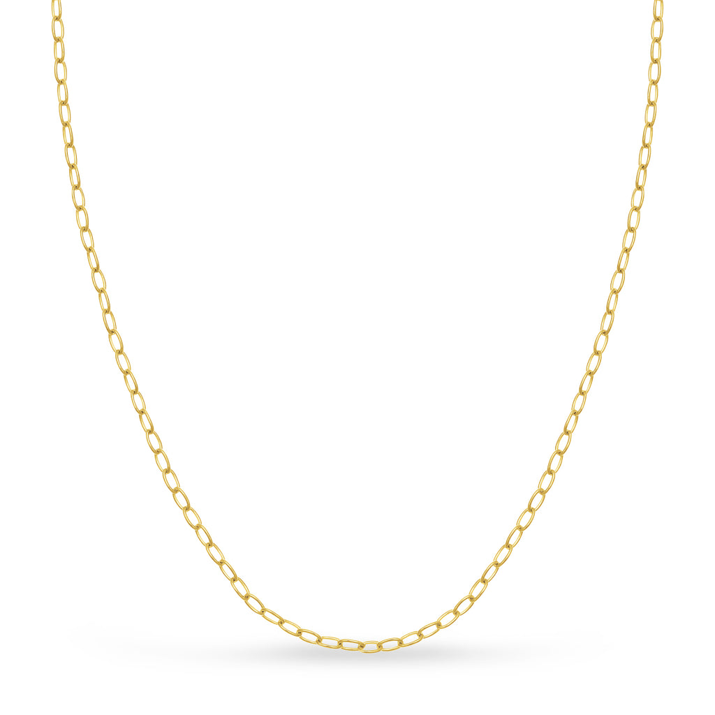 Forzentina Chain Necklace With Lobster Lock 14k Yellow Gold