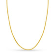 Small Miami Cuban Chain Necklace 14k Yellow Gold
