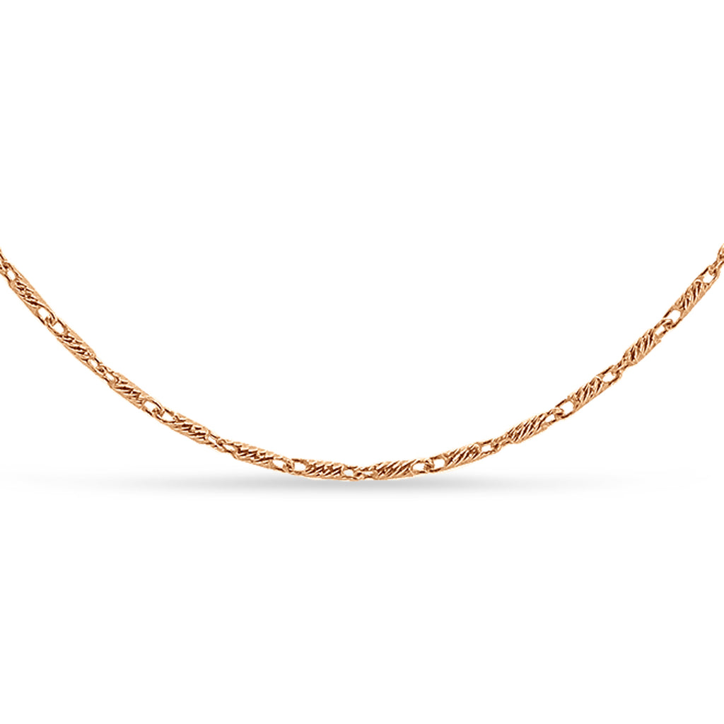 Lumacina Chain Necklace 14k Rose Gold