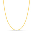 Large Round Box Chain Necklace 14k Yellow Gold