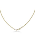 Graduated Eternity Lab Diamond Tennis Necklace 14k Yellow Gold (5.25ct)